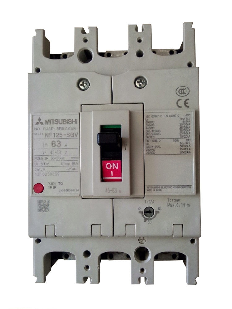 NF125-SGV 3P 32-40A | Moulded-Case Circuit Breaker | MCCB | LVS 