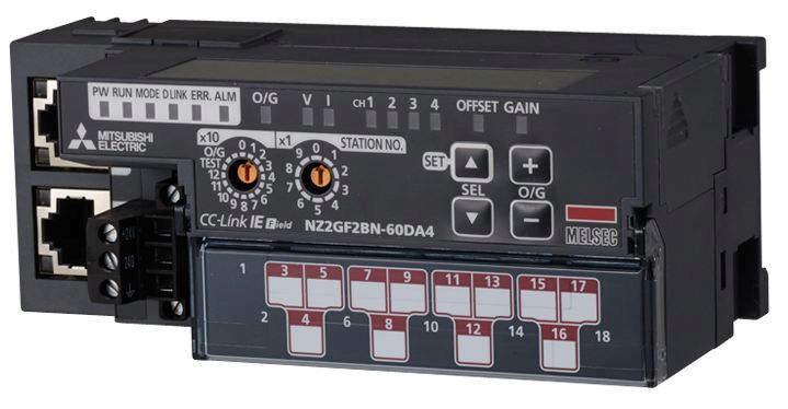 NZ2GF2BN-60DA4 | Analogue I/O Module | PLC Modular | PLC 