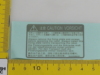 RH-3CH/6CH/6CRH FIXED CAUTION NAMEPLATE