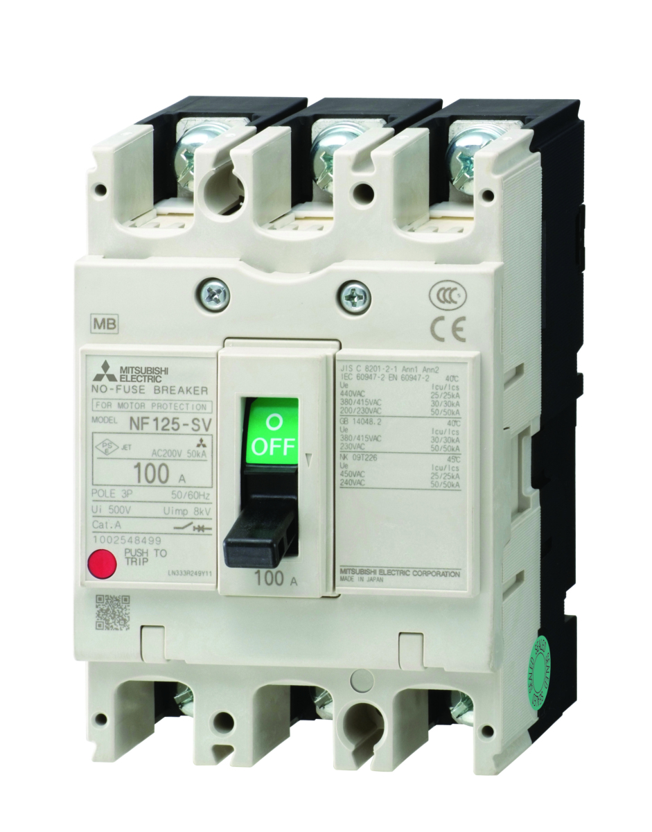 NF125-SV 3P 100A | Moulded-Case Circuit Breaker | MCCB | LVS